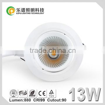 SAA and TUV passed CCT Dimming IP44 dimmable cob downlight with 3years warranty