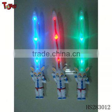 2014 electronic plastic led flashing sword