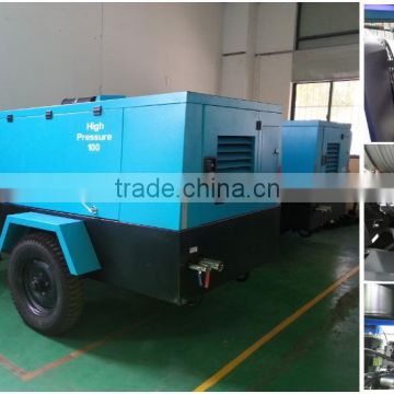 made in china Diesel Portable industrial Screw Air Compressor For drill rig machine