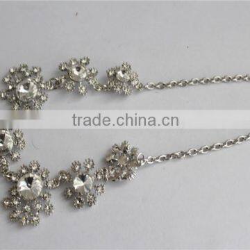 2016 Fashion jewelry statement necklace , white gold Necklace Wholesale