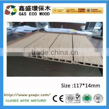 newteck G&S 2015 New Design ! Water resistant wood plastic composite wpc wall panel/wpc wall cladding