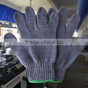 COTTON HAND GLOVES hand gloves knitted cotton hand gloves knitted poly cotton hand gloves/gris guante de algodon de color 0173