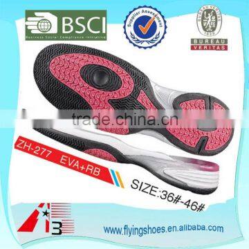 basketball shoes sole sheet with EVA and rubber