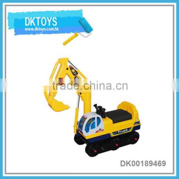 2016 hot selling battery power ride on excavator truck