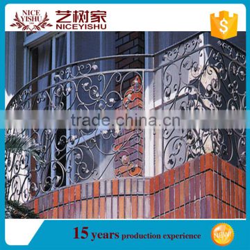 Shijiazhuang Factory Supply House Decor Forged Iron Balcony Railing, Metal Balcony Railing