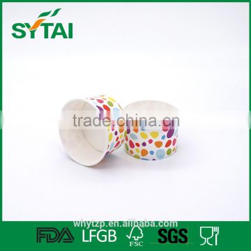 PE coated paper yogurt cup