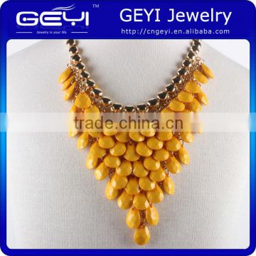 Fashion 2014 bead necklace,statement necklace,necklace jewelry