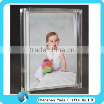Square Baby Frame With Magnets Tansparent Block Frame baby glasses frames