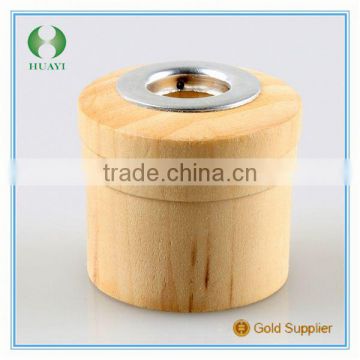 New product wooden lid glass canister