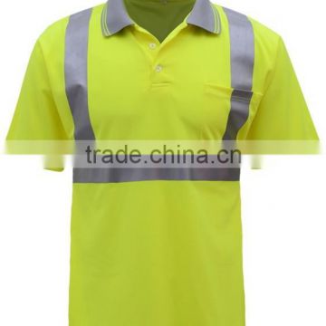 ND1528 Hot Sell Safety Workwear Hi Vis Polo Shirt