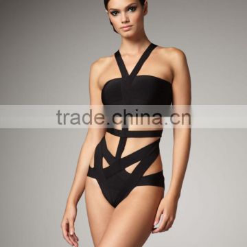 One Pieces 2015 New Sexy Women HL Celebrity Bandage Swimwear
