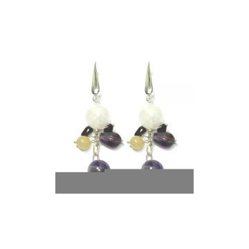 Sell 925 Sterling Silver Earring with Semi-Precious Stone
