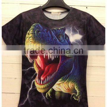 Wholesale Unisex Fashion Design Dry Fit Custom Sublimation 3D Printing Short 3d t shirts