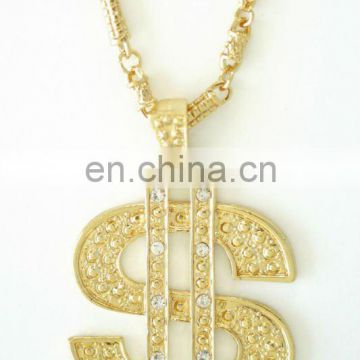 new fashionfashion new design gold dollar necklace