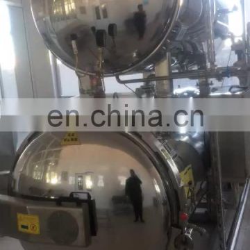 Autoclave pressure vessel for canned food