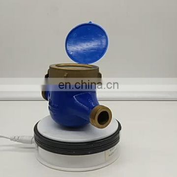 China supply multi jet dn 20 brass water flow meter with water meter pulse sensor
