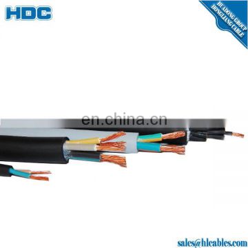 heavy duty 0.6/1 kV EPR compound insulation copper braiding screen CR sheath polyester layer up Power Cable IEC DIN