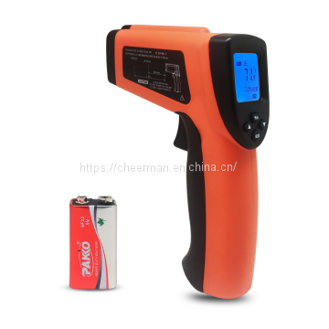pyrometer DT8013H dual laser digital industrial Infrared Thermometer 1300 degree high temperature thermometer gun