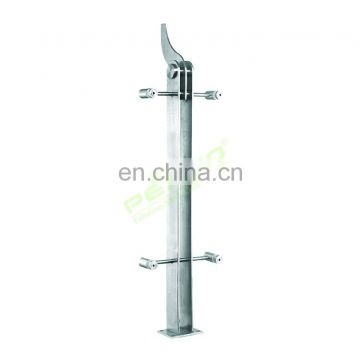 New Hot Inox Glass Railing Designs stainless steel railing systems For Balcony Wholesale in China