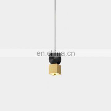 Modern industrial vintage coffee shop lighting acrylic led pendant lamp