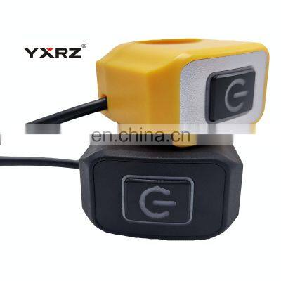 Waterproof scooter handlebar switch 12V 10A ON-OFF control motorcycle switch with LED light