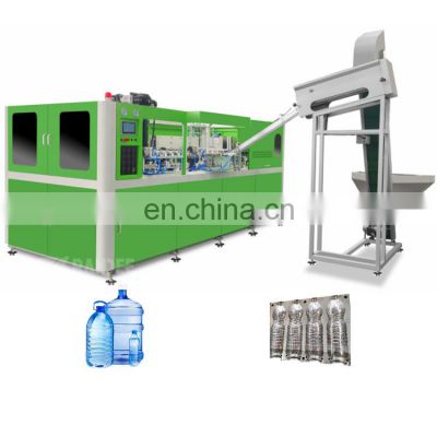 Automatic 4 cavity plastic bottle blow blowing molding machine with servo system