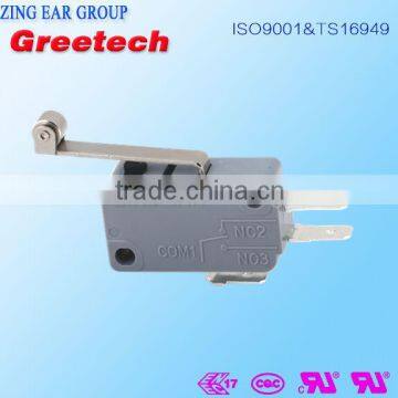 High quality 5A 250VAC micro switches t85 5e4 SPST with Roller Lever Free Samples