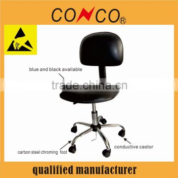 esd chair with armrest antistatic leather chairs