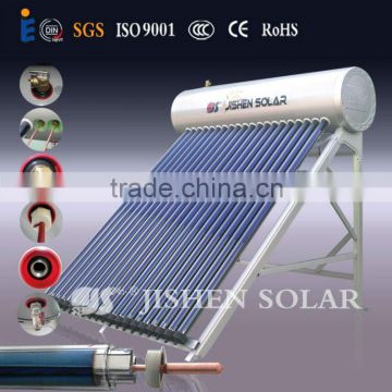 Hot sale compact pressurized solar water heater