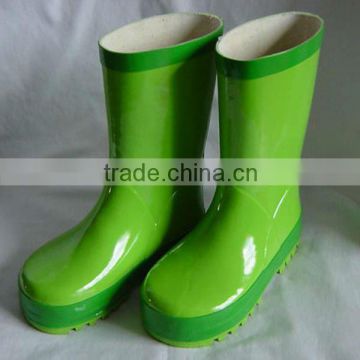 New Children Plain Waterproof Rainboots Green/Blue/Red/Pink rubber boots