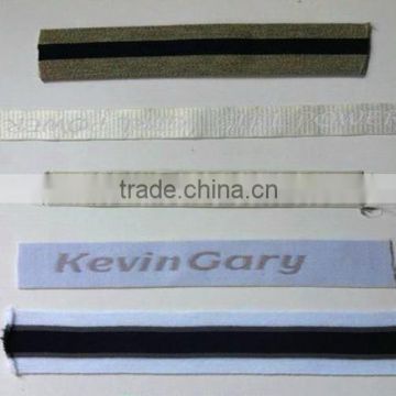 main print hologram custom woven labels for clothing