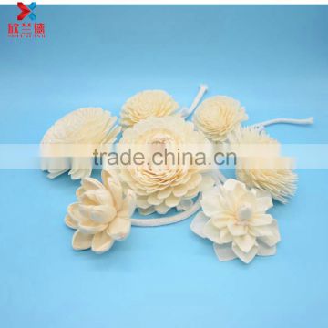 custom nice aroma sola flower with different shapes for air freshener reed diffuser