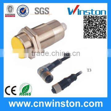 LM30 Flush Non-flush Cylinder type DC10-30V NPN PNP NO NC 10MM 15MM Inductance proximity sensor switch with Aviation connector