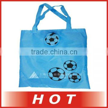 Football desgin folding shopping bag