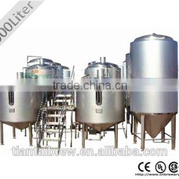 Turnkey stainless steel four vessel 5000l micro brewery