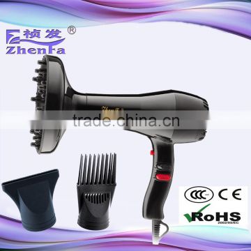 Mini design hair dryer professional hair dryer with 2000 watt low noiseZF-1800E-1