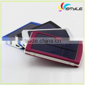 8000mah Polycrystalline silicon solar power bank charger