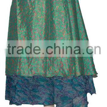 Manufacturer Of Silk Wrap Skirt India