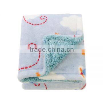 China product cozy flannel baby blanket pattern