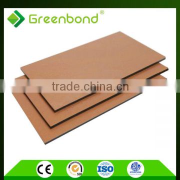 Greenbond outdoor usage exterior wall finishing material aluminum composite panel