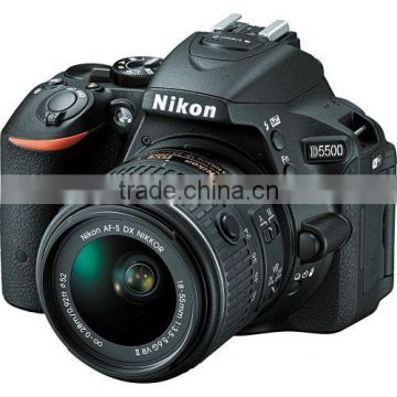 Nikon D5500 twin kit with Nikon 18-55mm VRII and 55-200mm VR Lenses Digital SLR Camera Black DGS Dropship