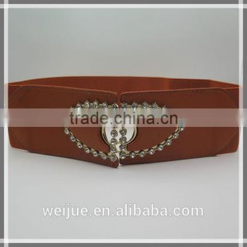 Fashionable new style elastic diamonds retro belt for women