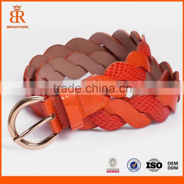 Shiny decorative dressing belts flower shape belts for dresses with alloy buckles