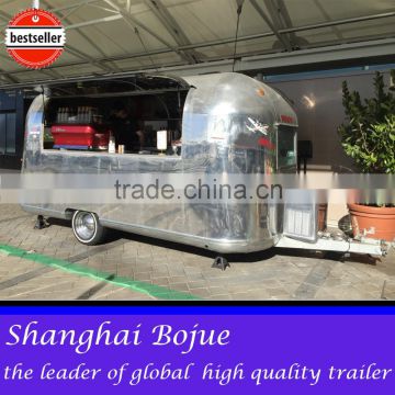hot sales best quality trolly food trailer toliet food trailer CE food trailer