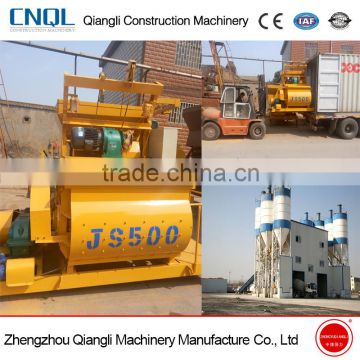 China hot selling diesel engine concrete mixer with pump and spare parts