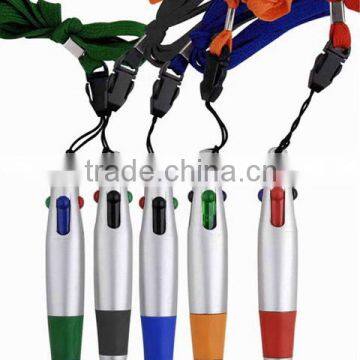 plastic lanyard pen with grip