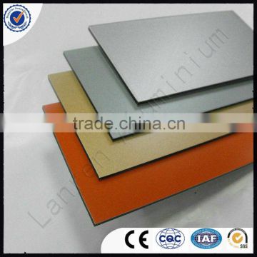 Silver /Gold Brush aluminium composite panel