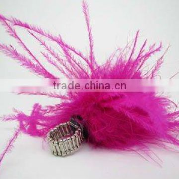 Fashion natural feather rings,2013 new ring for women,Party rings