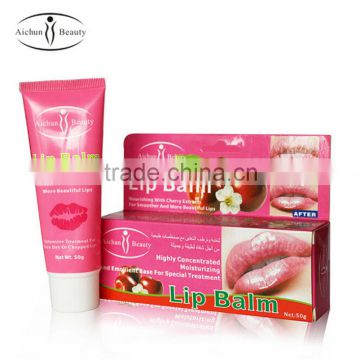 2016 new product aichun beauty cherry lip balm making a beauty lip gloss 50g