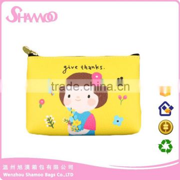 Waterproof pu makeup beauty cosmetic bag toiletry bag pouch for promotion